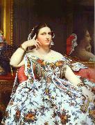 Jean Auguste Dominique Ingres Portrait of Madame Moitessier Sitting. oil painting on canvas